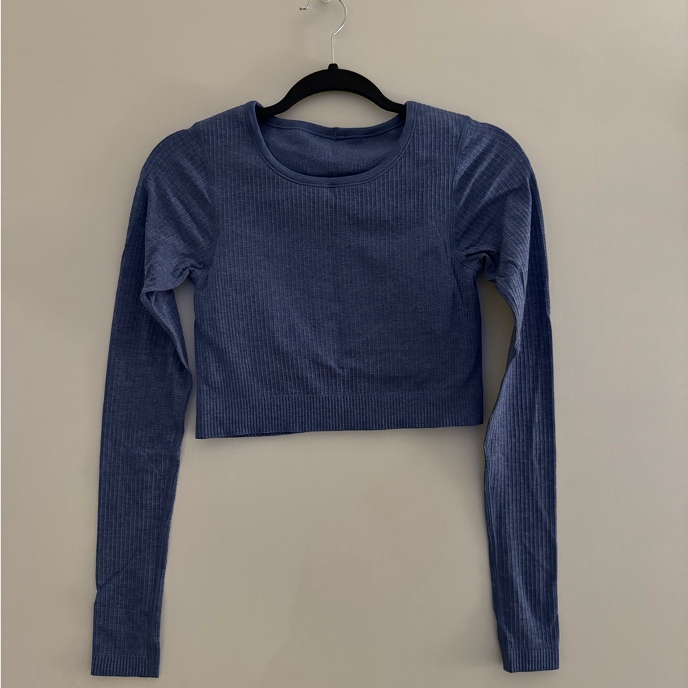 Lululemon Ebb To Street Cropped Long Sleeve